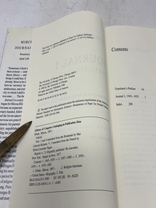 Journal I, 1945-1955