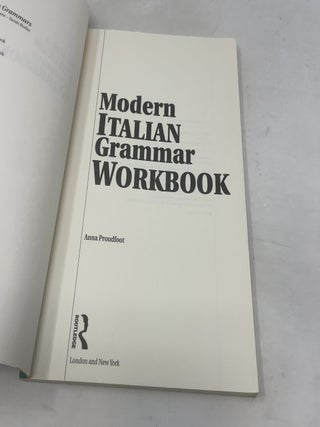 Modern Italian grammar workbook