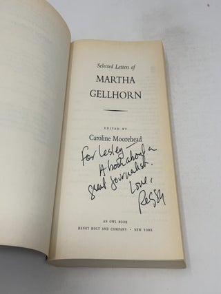 Selected Letters of Martha Gellhorn
