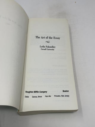 The Art of the Essay