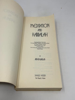 Meditation and Kabbalah