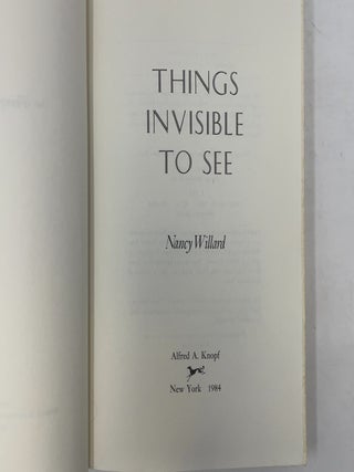 Things Invisible to See