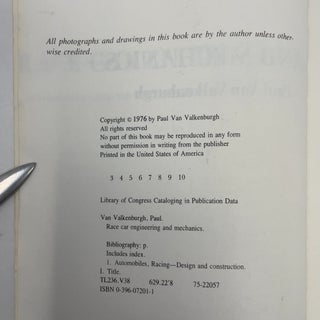 Race Car Engineering and Mechanics: Illustrated With Photographs and Drawings