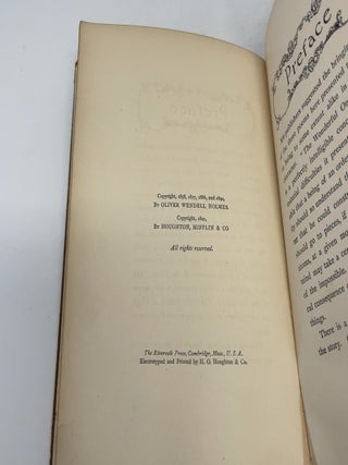 The One Hoss Shay - With its Companion Poems