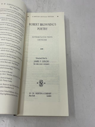 Robert Browning's Poetry
