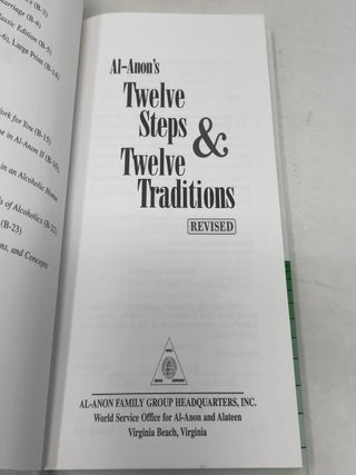 Al-Anons Twelve Steps & Twelve Traditions