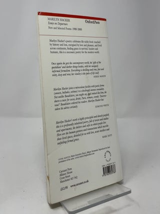 Essays on Departure (OxfordPoets New and Selected Poems 1980-2005)