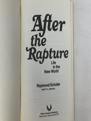 After the Rapture: Life in the New World