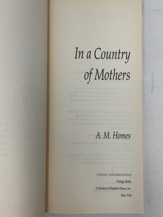 In a Country of Mothers