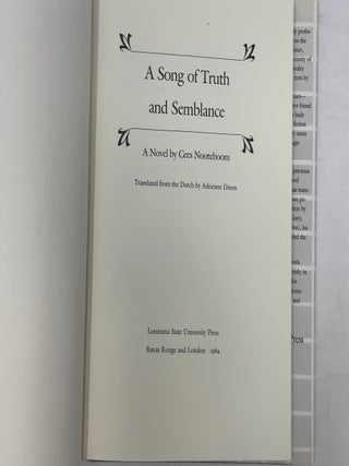 A Song of Truth and Semblance