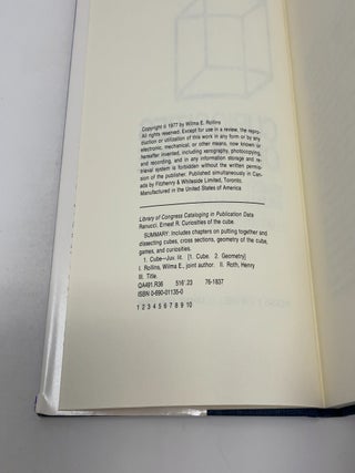Curiosities of the Cube