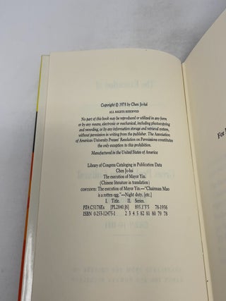 The Execution of Mayor Yin and Other Stories