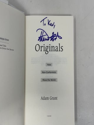 Originals: How Non-Conformists Move the World