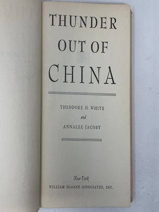 Thunder Out of China
