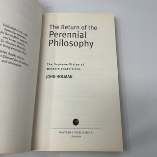The Return of the Perennial Philosophy
