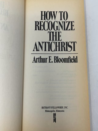 How to Recognize the Antichrist