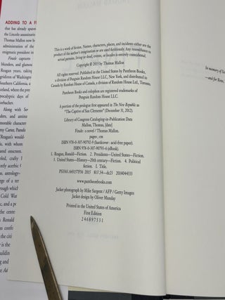Finale: A Novel of the Reagan Years