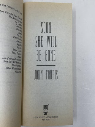 Soon She Will Be Gone