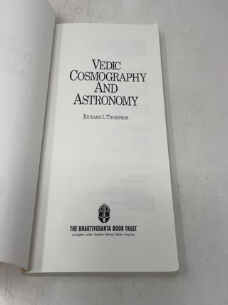 Vedic Cosmography and Astronomy