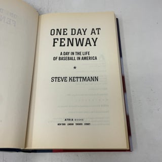 One Day at Fenway: A Day in the Life of Baseball in America