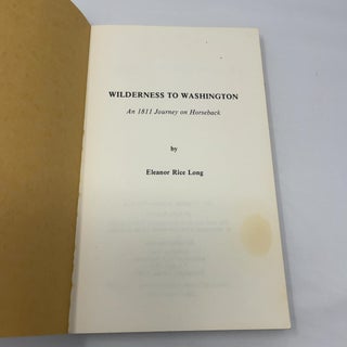 Wilderness to Washington