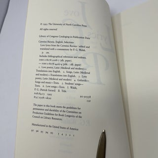 Love Lyrics from the Carmina Burana