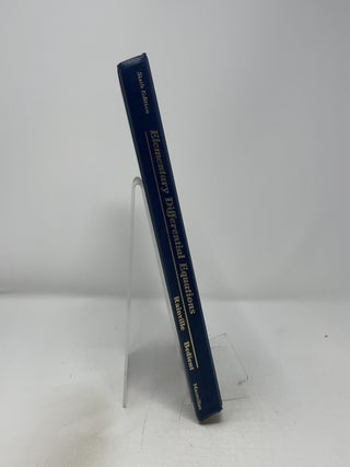 Elementary Differential Equations