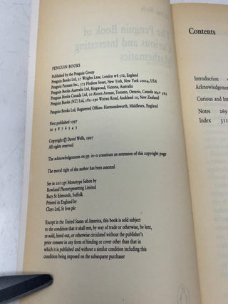 The Penguin Book of Curious and Interesting Mathem