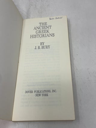The Ancient Greek Historians