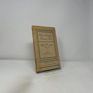 Charles Kingsley's American Notes