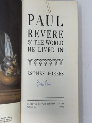 Paul Revere and the World He Lived In