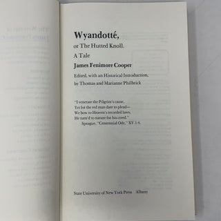 Wyandotte, or the Hutted Knoll: A Tale