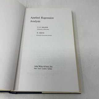 Applied Regression Analysis