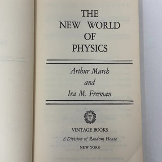 The New World of Physics