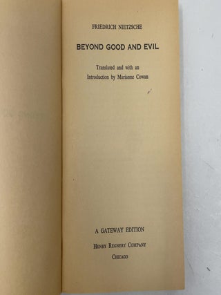 Beyond Good and Evil