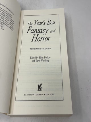 The Year's Best Fantasy and Horror: Ninth Annual Collection