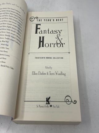 The Year's Best Fantasy and Horror : Thirteenth Annual Collection