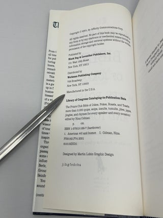 The Friar's Club Bible of Roasts, Toasts, Pokes and Jokes