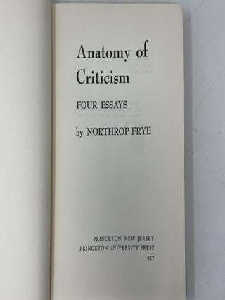Anatomy of Criticism