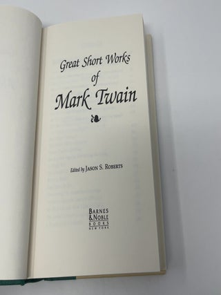 Great short works of Mark Twain