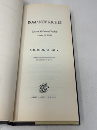 Romanov Riches: Russian Writers and Artists Under