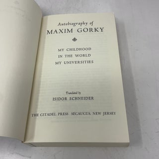 The Autobiography of Maxin Gorky