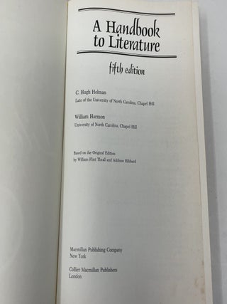 A Handbook to Literature