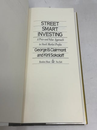Street Smart Investing: A Price-Value Approach to Stock Market Profits