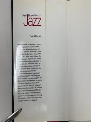 New Perspectives on Jazz: Report on a National Conference Held at Wingspread, Racine, Wisconsin, September 8-10, 1986