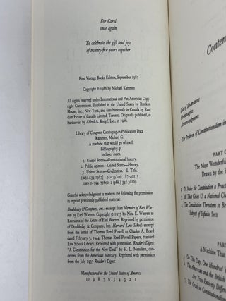 A Machine That Would Go of Itself: The Constitution in American Culture