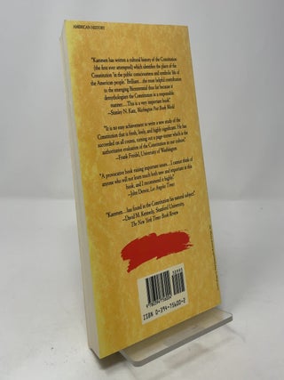 A Machine That Would Go of Itself: The Constitution in American Culture