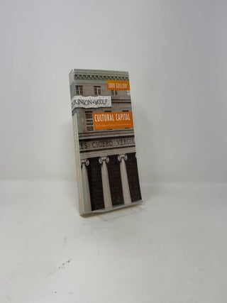 Cultural Capital: The Problem of Literary Canon Formation