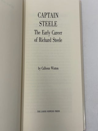 Captain Steele: The Early Career of Richard Steele