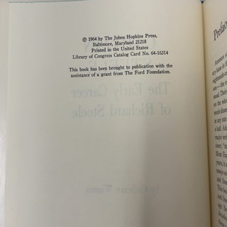 Captain Steele: The Early Career of Richard Steele